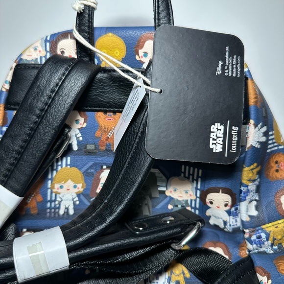 Loungefly Star Wars Chibi Battle Station Lineup Mini Backpack